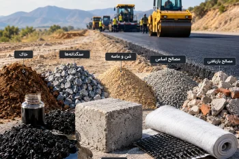 انواع مصالح مورد استفاده در راهسازی